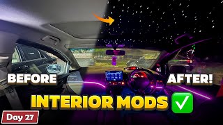 Modifying Honda Civic in 30 Days Day 27 Interior Mods [upl. by Viridis]