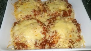 سباغيتي بصلصة البولونيز اللذيذة spaghetti a la bolognaise [upl. by Asilaj675]