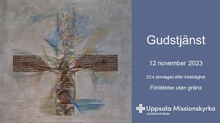 Gudstjänst 12 Nov [upl. by Namlas]