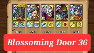 Blossoming Door 36 Jun 2022 easy clear  Dragon Quest Tact [upl. by Hayila]