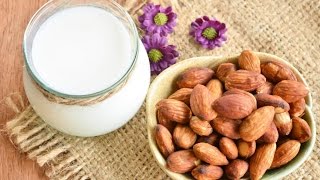 How to make almond milk at home [upl. by Noryt449]