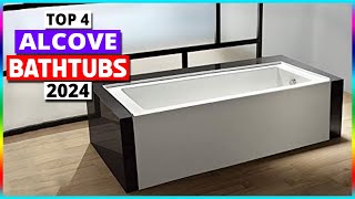 Alcove Bathtub – Top 4 Best Alcove Bathtubs in 2024 [upl. by Wilda]