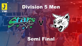 WAVL 2024 D5M Semi Final  Northern Stars vs Balcatta [upl. by Ermin]