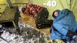 EXTREME 40° Solo Camping 4 Days  Snowstorm Hot Tent Camping In A Blizzard  ASMR [upl. by Alig40]