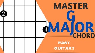 Easy Guitar Chords For Beginners G Chord On Guitar [upl. by Hutchins]