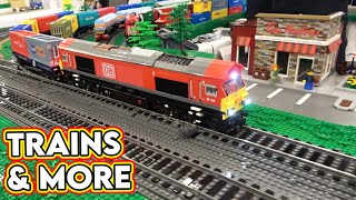 HUGE LEGO Train Layout Custom Castles Incredible TECHNIC Cars amp More [upl. by Osmond588]