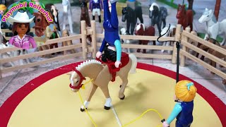 Playmobil Pferde  Die Neue  Unboxing 6933 Reiterhof Longieren Fohlen Pony Pferdehof 4K [upl. by Nala]