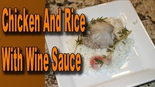 Easy Chicken and Rice With Wine Rosemary Butter Sauce by Rockin Robin [upl. by Graham103]