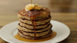 Healthy Banana Oatmeal Pancakes [upl. by Laura]