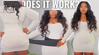 Trying VIRAL TIKTOK WAIST TRAINER WRAP BELT  Does it work [upl. by Whiteley63]