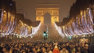 Paris New Year Show  Arc de Triomphe Spectacle Arc de Triomphe  Champs Elysées [upl. by Nikolaos]