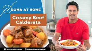 Goma At Home Creamy Beef Caldereta [upl. by Kazimir]