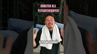 Arbeiten als Psychotherapeut  Erwartung VS Realität [upl. by Aryc]