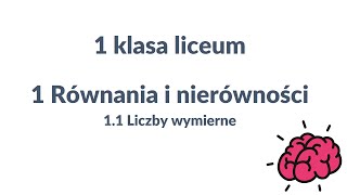 TAK PO PROSTU  Matematyka 1 liceum 11 Liczby wymierne part 34 [upl. by Accebar302]