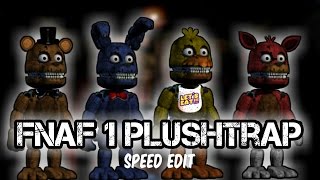 Speed Edit  Fnaf 1 Plushtrap [upl. by Laenahtan]