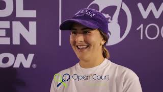 Guadalajara 2022 – Bianca Andreescu talks after win over Kvitova [upl. by Doerrer]