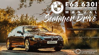 BMW E63 630i N52B30 Manual  Summer drive in 4K  OVERTAKE [upl. by Alleyn]