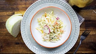 Coleslaw  Krautsalat selber machen  Rezept und Anleitung  Natürlich Lecker [upl. by Adamok]