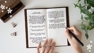 how i improved my handwriting  creating a handwriting journal [upl. by Chaunce]