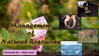 Powerpoint Presentation on Management of Natural Resources  Class 10 [upl. by Ecarg254]