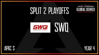 SWQ  APAC S  ALGS Y4 Split 2 Playoffs  Elim Round 2  Bracket Stage  08312024 [upl. by Idnarb]