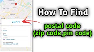 How to find postal code or zip code all area zip code and pin code find part 3 [upl. by Lirret]