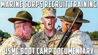 What Marine Recruits Go Through In Boot Camp  Earning The Title  Making Marines on Parris Island [upl. by Ayekat]