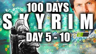 I MUST EXPLOIT SKYRIM 100 DAYS  Perfectly Balanced Hardcore Skyrim Challenge live [upl. by Nuhsal]