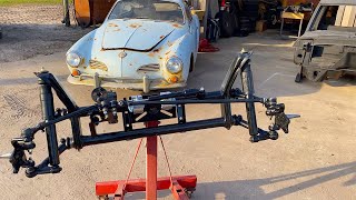 Full restoration VW Karmann GHIA axlebeam  Restoring antique cars complete process [upl. by Moise]