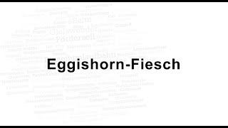 FieschFiescheralpEggishorn [upl. by Tellford]