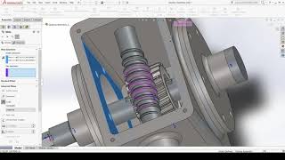 Gearbox Assembly  Worm Gear to Housing [upl. by Clawson]