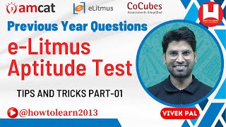 How to Crack eLitmus Test  eLitmus Aptitude Questions and Answers  eLitmus Test  Part01 [upl. by Frodina]