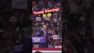 Trump DANCING  Rally 🤣 politicalmemes viralshorts donaldtrump donaldtrumpnews memesdaily usa [upl. by Saylor]