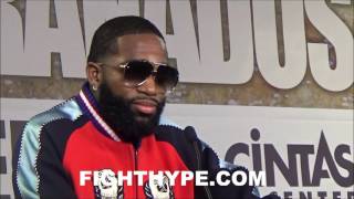 ADRIEN BRONER ADMITS ADRIAN GRANADOS HURT HIM SAYS HE FOUGHT 9 ROUNDS WITH quotBROKEquot LEFT HAND [upl. by Suhploda]