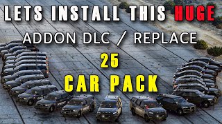 How to install a DLC Addon Car Pack for GTA 5 LSPDFR [upl. by Janel545]