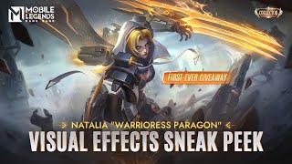 New Collector Skin  Natalia quotWarrioress Paragonquot  Mobile Legends Bang Bang [upl. by Adlig698]