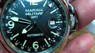 Parnis Marina Militare GMT Automatic [upl. by Rahal]