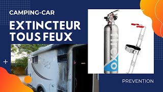 UN EXTINCTEUR TOUS FEUX  BATTERIE LITHIUM POUR CAMPINGCARS ET MAISON [upl. by Ravid]