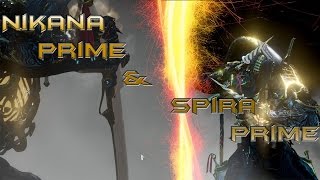 Nikana Prime amp Spira Prime  PC Warframe FR [upl. by Affra106]