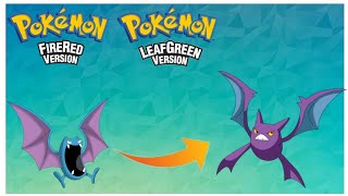 How To Evolve Golbat Into Crobat In Pokemon Fire RedLeaf Green [upl. by Sdlonyer]