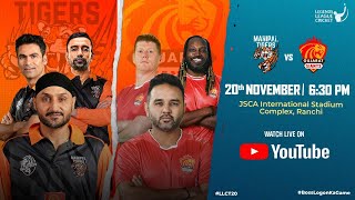 LIVE  Manipal Tigers VS Bhilwara Kings  Legends League cricket 2023  Match 6 [upl. by Slater632]