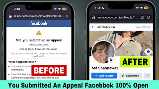 You Submitted An Appeal Facebook  How to Solve You Submitted an Appeal  How to fix You Submitted [upl. by Johanna872]