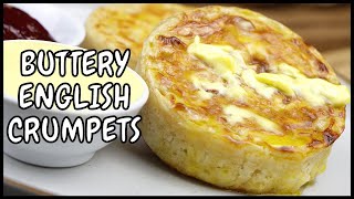 Buttery English Crumpets [upl. by Adyl67]