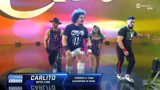 Carlito Entrance  WWE SmackDown January 26 2024 [upl. by Nylle]