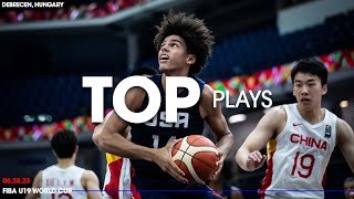 TOP PLAYS  USA U19 Advance to the Quarterfinals [upl. by Shanly]