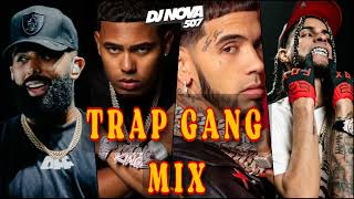 TRAP LATINO GANG MIX 2023 VOL3 🥷  DJ NOVA  ANUEL ELADIO CARRIÓN MYKE TOWERS YOVNG CHIMI [upl. by Ahsercel]