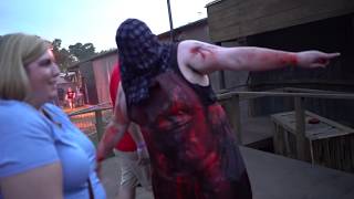 4KNEW “Simons Slaughterhouse” Busch Gardens Howl O Scream 2018 Haunted House Walkthrough [upl. by Mariette]