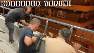 BALKON KORKULUK YAPIMI [upl. by Delinda]