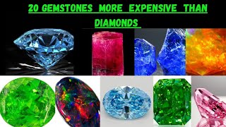 Top 20 gemstones more expensive than Diamonds 💎 expensive stones [upl. by Birkle]