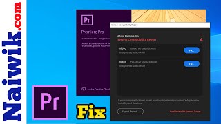 Fix  Adobe Premiere Pro 2020 System Compatibilty Report [upl. by Huttan194]